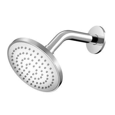 Hotbath Hoofddouche Mate 13 cm Wandmodel Opbouw Geborsteld Nikkel