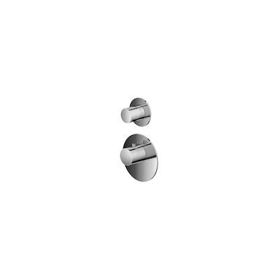 Hotbath Mate Afbouwdeel High Flow 1 Stopkraan Rond Chroom