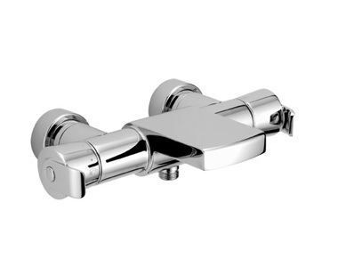 Huber Atelier bad/douche thermostaatkraan zonder handdoucheset chroom 522.01H.CR
