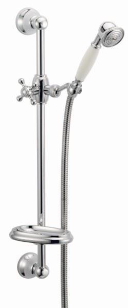 Huber Croisette Glijstangcombinatie RVS 6207HNS
