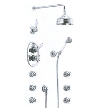 Huber Croisette Inbouw Doucheset RVS 923CS01HNS