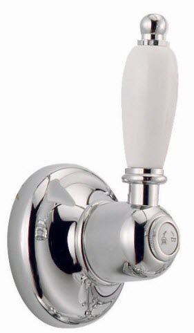 Huber Croisette Omstelkraan Chroom/Goud 654CS01HCA