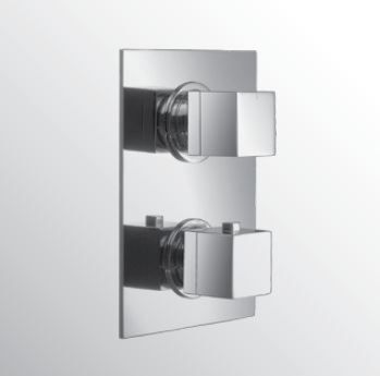 Huber Ego inbouw douchethermostaat chroom 829.51H.CR