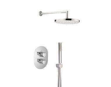 Huber Icon thermostatische inbouw doucheset chroom 913D.VL25H.CR