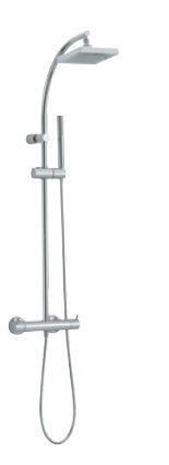 Huber Kiruna Douchekolom met thermostaat chroom 790Q.KR21H.CR