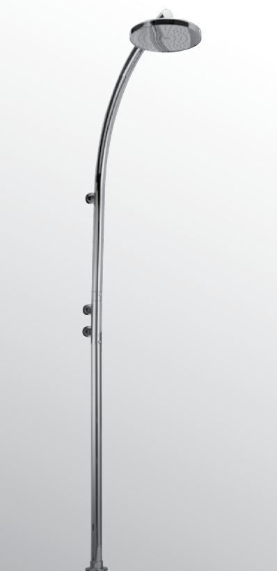 Huber Kiruna Douchezuil Chroom KRC9002021