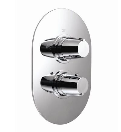 Huber Kyoto thermostatische inbouwkraan met 2 weg omsteller 85801HCR