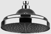 Huber Nostalgische Regendouche 20cm rvs met easy clean 05SO24HNS