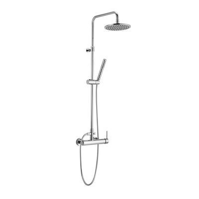 Huber Tratto Douchekolom met thermostaat chroom TT.004020.21