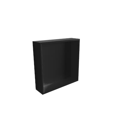 In Of Opbouwnis BWS 29.5×29.5×8 cm Mat Zwart