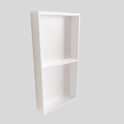 In Of Opbouwnis BWS 59.5×29.5×8 cm met 2 Schappen Wit