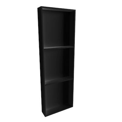 In Of Opbouwnis BWS 59.5×29.5×8 cm met 3 Schappen Mat Zwart