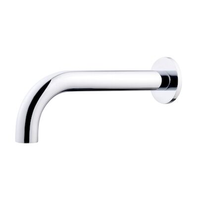 Inbouw baduitloop 20cm 1/2'chroom Caral rond