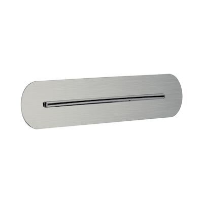 Inbouw Cascade Waterval Lagoo Nesso 27 x 5 cm RVS Geborsteld Nikkel