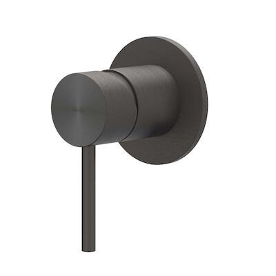 Inbouw Douchemengkraan IVY Concord Eenhendel Inclusief Inbouwdeel RVS316 Geborsteld Carbon Black PVD