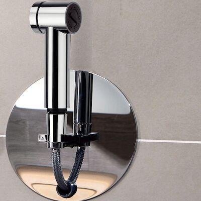 Inbouw Doucheslang Roll-in Shower Luca met Knijp Handdouche Chroom