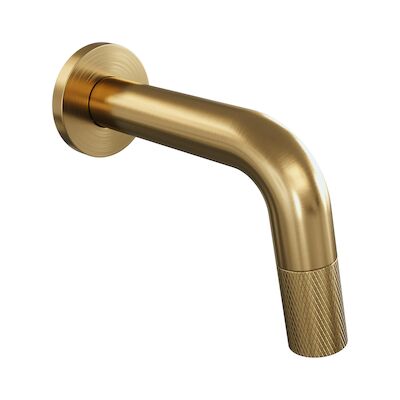 Inbouw Fonteinkraan Brauer Gold Carving Edition Inkortbaar Goud Geborsteld PVD