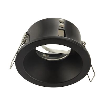 Inbouw LED-Spot Bellezza Bagno Nick IP65 8,5×4.5 cm LED Mat Zwart