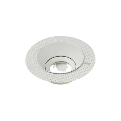 Inbouw LED-Spot Bellezza Bagno Tom IP65 12,5×5.5 cm LED Mat Wit