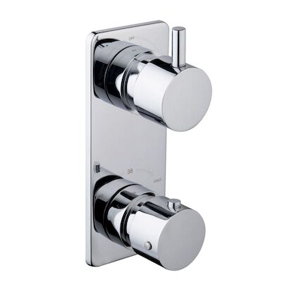 Inbouw Muurkraan Wiesbaden Caral tbv Regendouche Chroom (incl Inbouwdeel)