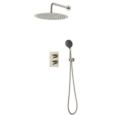 Inbouw Regendouche BWS Exclusive Volledig 304 RVS 30cm met 3 standen Handdouche