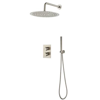 Inbouw Regendouche BWS Exclusive Volledig 304 RVS 30cm met Handdouche