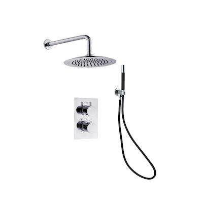 Inbouw Regendouche Set BWS Talpa Pro met Muuruitloop en Staaf Handdouche 30 cm