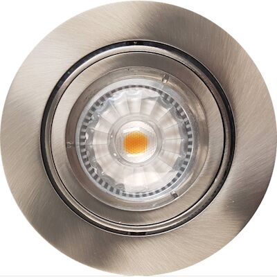 Inbouw Spotlamp Sanimex RVS Look 93×53 mm Inclusief Armatuur en Gu10 4 Watt (3 stuks)