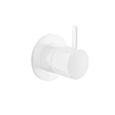 Inbouw Stopkraan Hotbath Cobber 1-hendel Mat Wit (Koud)