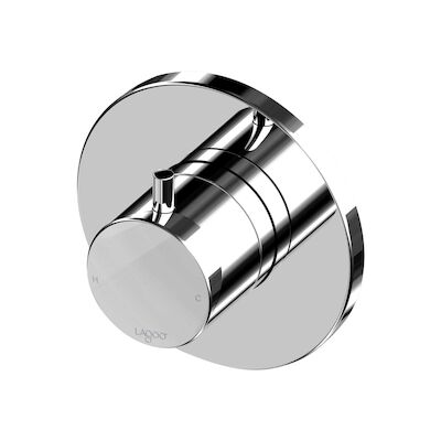Inbouw Stopkraan Lagoo Garda Hendel Rond 10,1 cm Messing Chroom