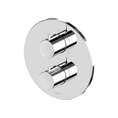 Inbouw Thermostaat Lagoo Garda met 3-weg Omstel Knop Chroom