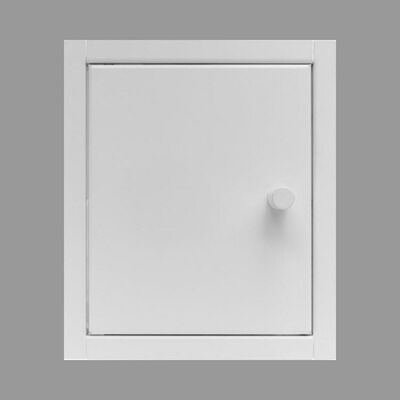Inbouw Toiletkastje Back-up Gepoedercoat Wit