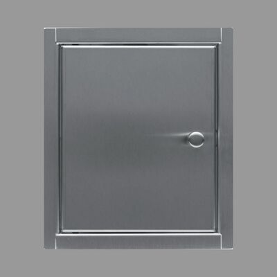 Inbouw Toiletkastje Back-up RVS Geborsteld 13,5x16x13,5 cm