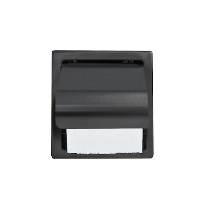 Inbouw Toiletrolhouder Wiesbaden Novi met Klep Gunmetal