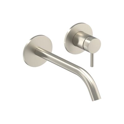 Inbouw Wastafelmengkraan IVY Bond 2-gats Coldstart Geborsteld Nickel PVD