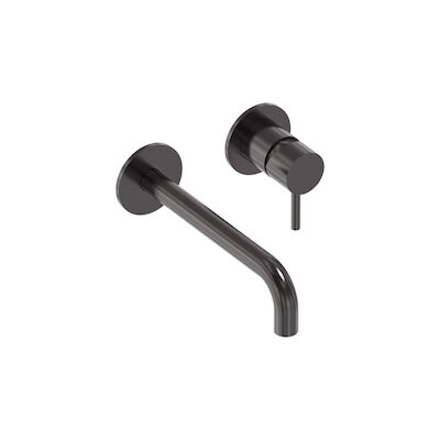 Inbouw Wastafelmengkraan MAY Stilo Geborsteld Carbon Black PVD