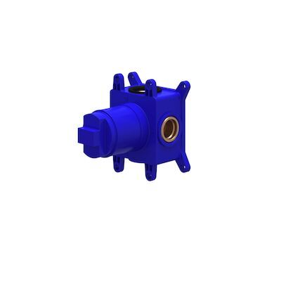 Inbouwbox IVY tbv Inbouw Stopkraan Flow-Through Symmetry Donker Blauw