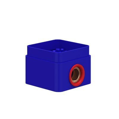 Inbouwbox IVY tbv Vrijstaande Badmengkraan Donker Blauw