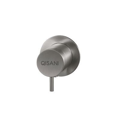Inbouwkraan Qisani Flow Thermostatisch 1-weg Rond Geborsteld RVS