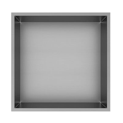 Inbouwnis Best-Design Kaya 30.5×30.5×7 cm RVS