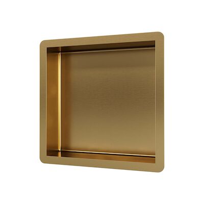 Inbouwnis Brauer Gold Edition 30×30 cm Geborsteld Goud PVD