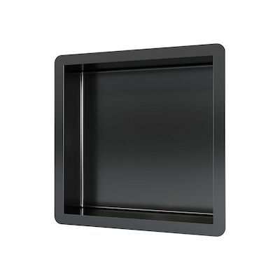 Inbouwnis Brauer Gunmetal Edition 30×30 cm Geborsteld Gunmetal PVD