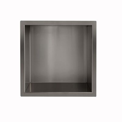 Inbouwnis BWS Sifo 30x30x10cm Gunmetal