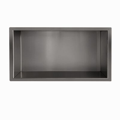 Inbouwnis BWS Sifo 30x60x10cm Gunmetal