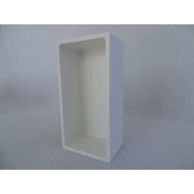 Inbouwnis BWS Solid Alcove Gesloten Solid Surface 30×15 Mat Wit