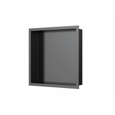 Inbouwnis Luca Sanitair 30x30x6,5cm RVS Gunmetal PVD