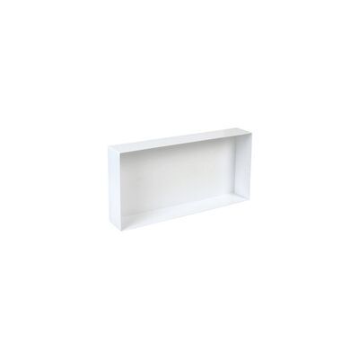 Inbouwnis Plieger Waterproof Voor In Wand 30×60 cm RVS Wit