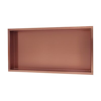 Inbouwnis Sanilux Napo Wand 30x60x7 cm Brons