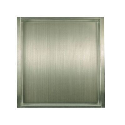 Inbouwnis Sanilux RVS voor in wand 30x30x7 cm