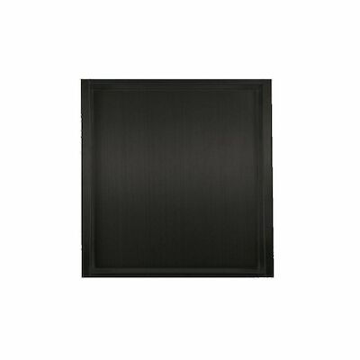 Inbouwnis Sanilux Wandmontage 30×30 cm Mat Zwart